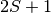 2S+1